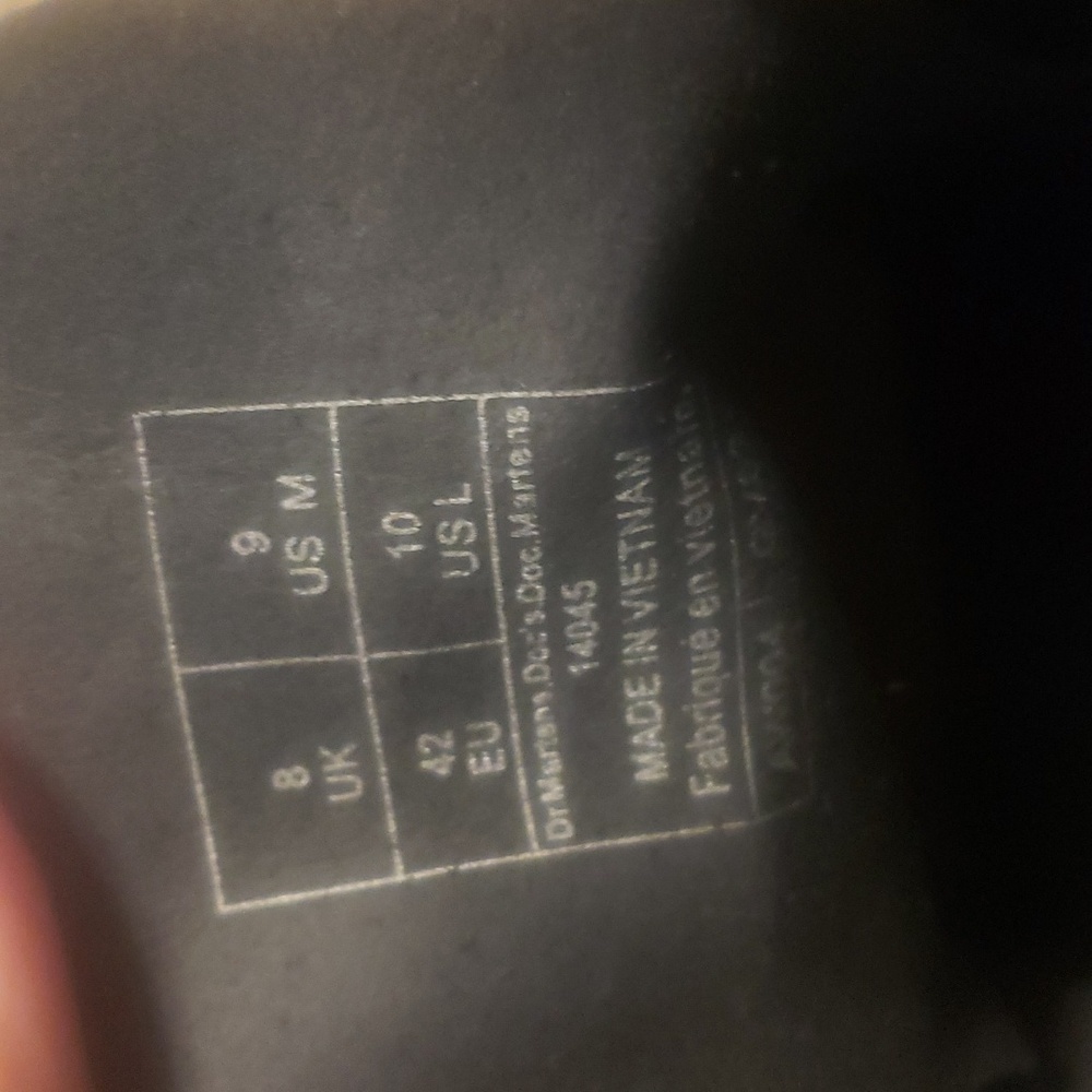 Doc martens unisex black boots - Picture 2 of 8